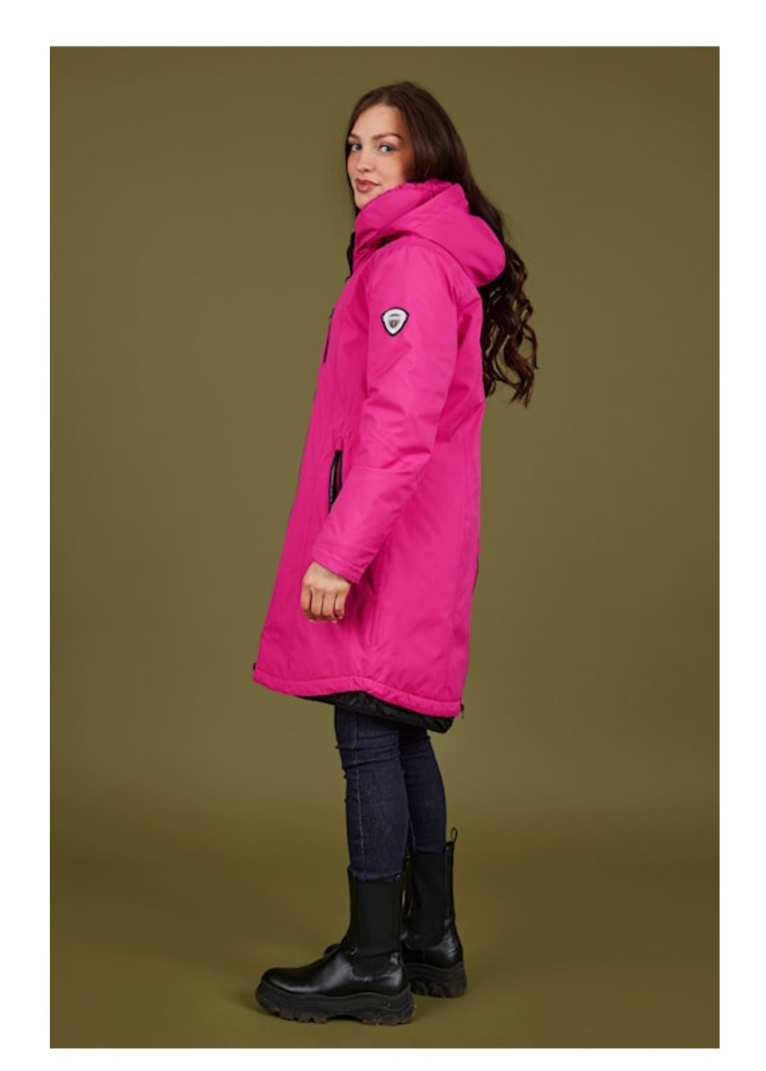 Normann Cerise Pink Coat