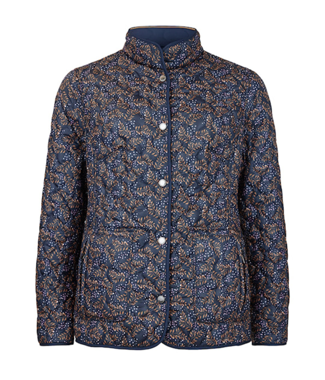 Noramnn Navy/pattern reversable jacket