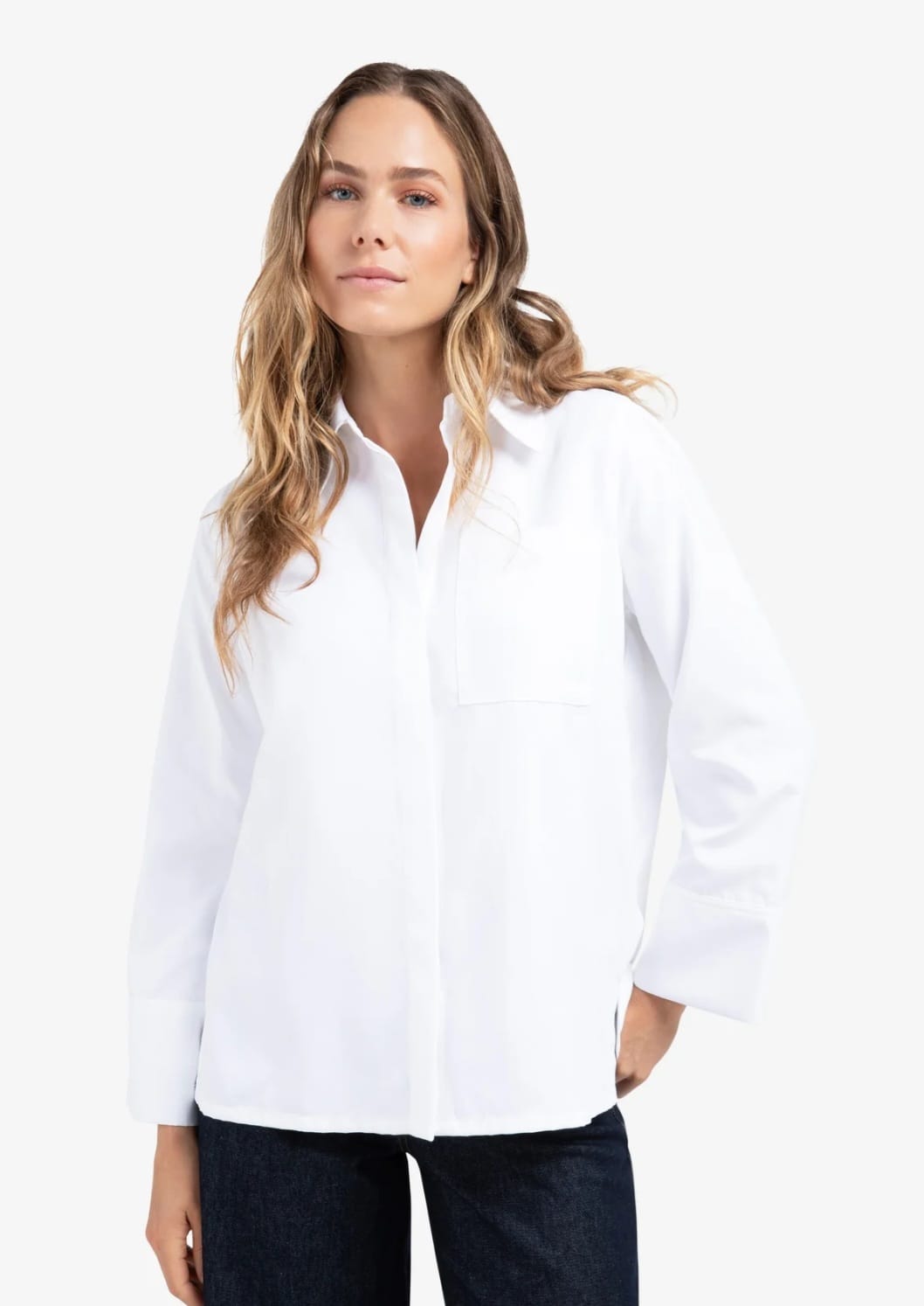 WHITE BLOUSE