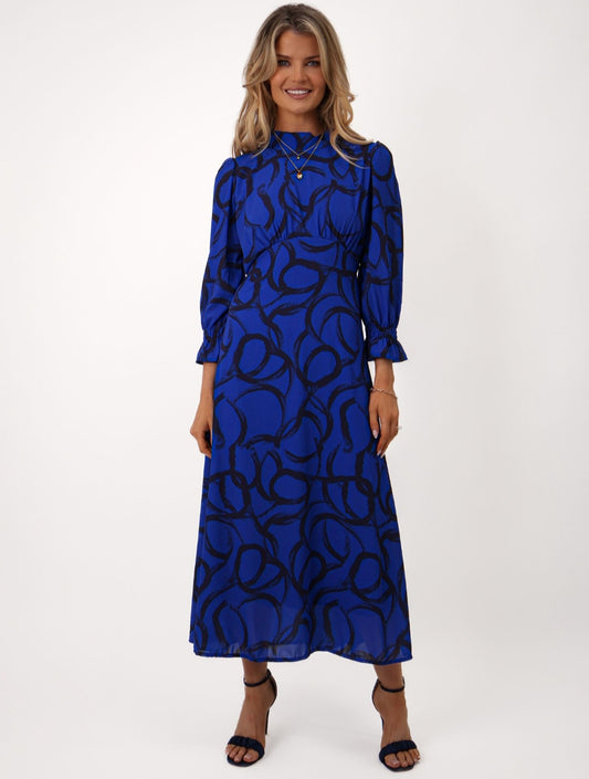 Kate and Pippa Blue and Black dress
