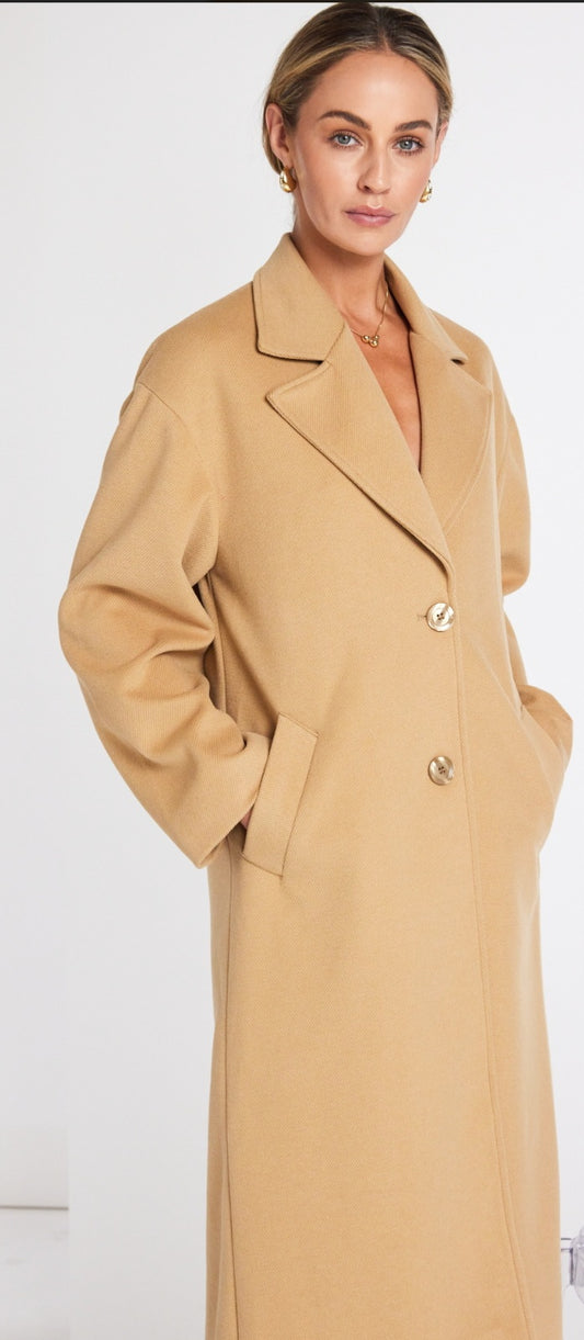 Kate Cooper oversized coat with pocket detail