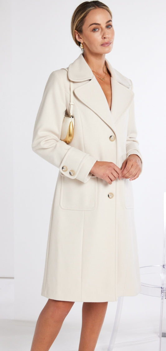 Kate Cooper Classic Cream Coat
