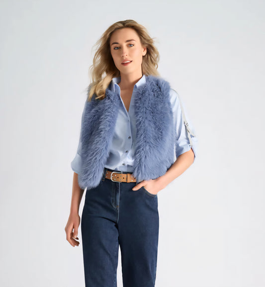 Marie Mero Feux Fur Gilet