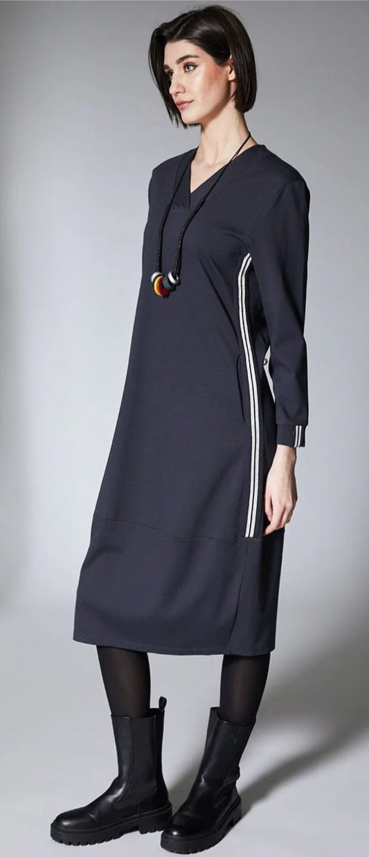 Peruzzi Silver Stripe dress