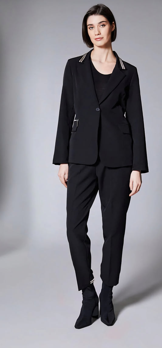 Peruzzi Stripe trim Blazer