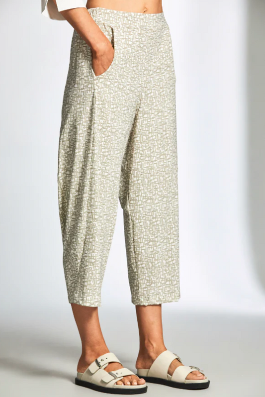 TECH PRINT SLOUCH PANT
