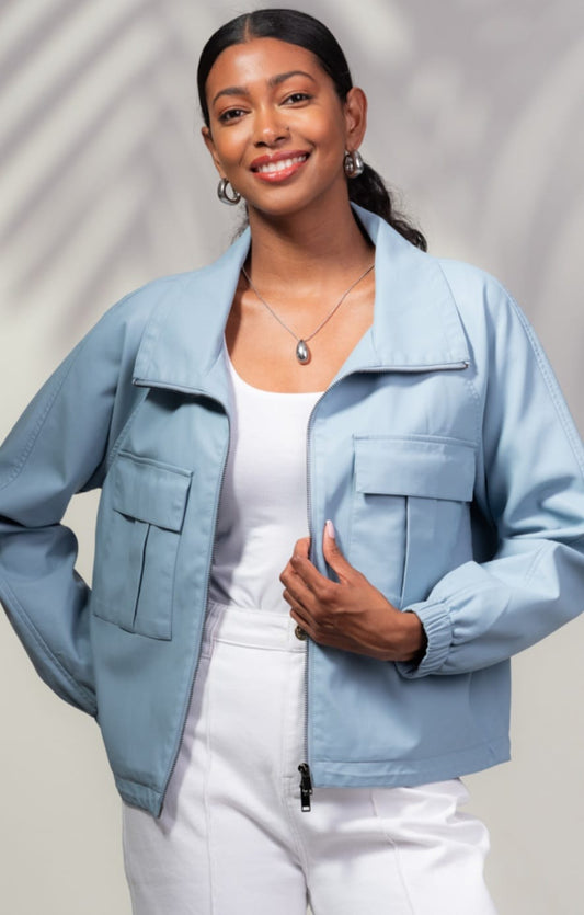 Alison Sheri pleather Jacket