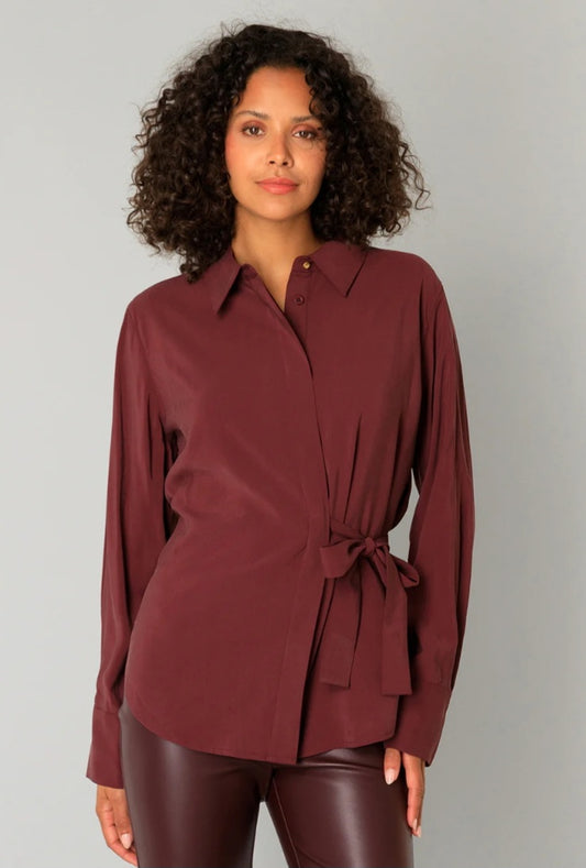 Yest Merlot Blouse